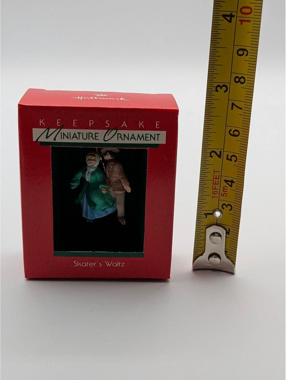 Hallmark Keepsake Skater's Waltz Miniature Ornament 1988, New in Box